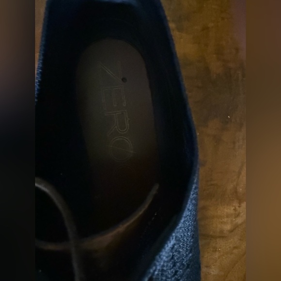 Cole Haan Men Zerogrand Stitchlite Oxford Size 10.5 Navy Marine Knit Casual Shoe - Picture 8 of 9